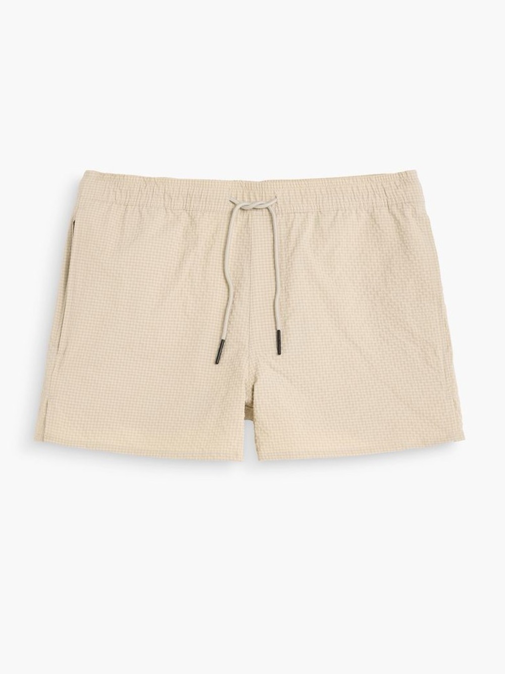 OAS Mens Swim Short Cream Size L cream Poplan Pull On Polyester Sz L